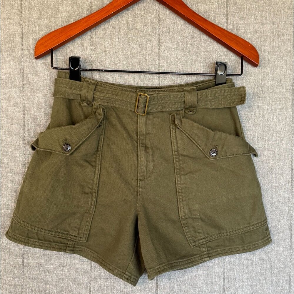 Banana Republic Factory Olive High Waist Shorts